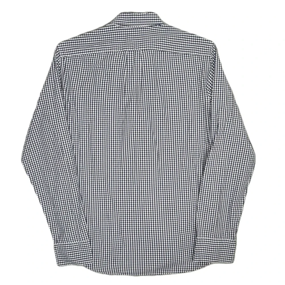 J.Crew Secret Wash Gingham Check Organic Cotton Shirt M Slim Fit‎ Mauritius